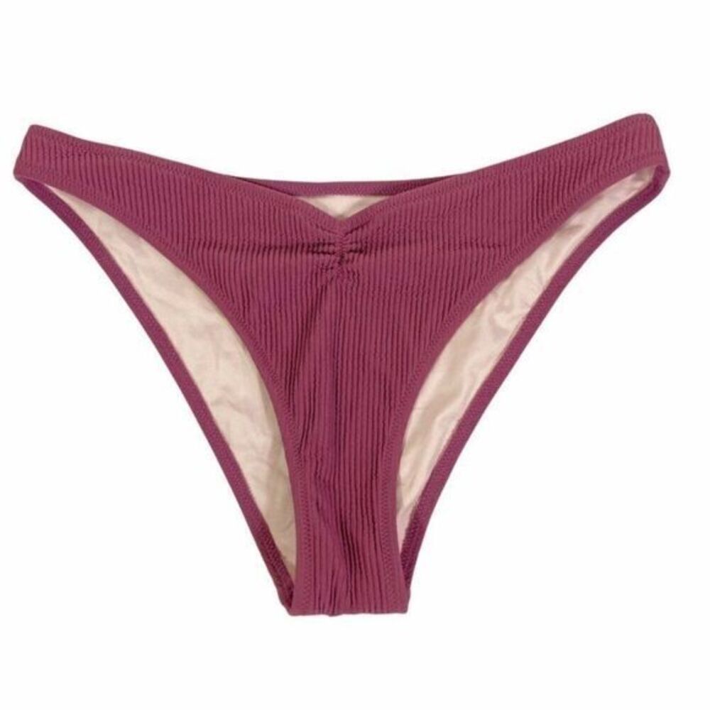 Shade Shore‎ Womens Swimwear Bikini Bottom Maroon S